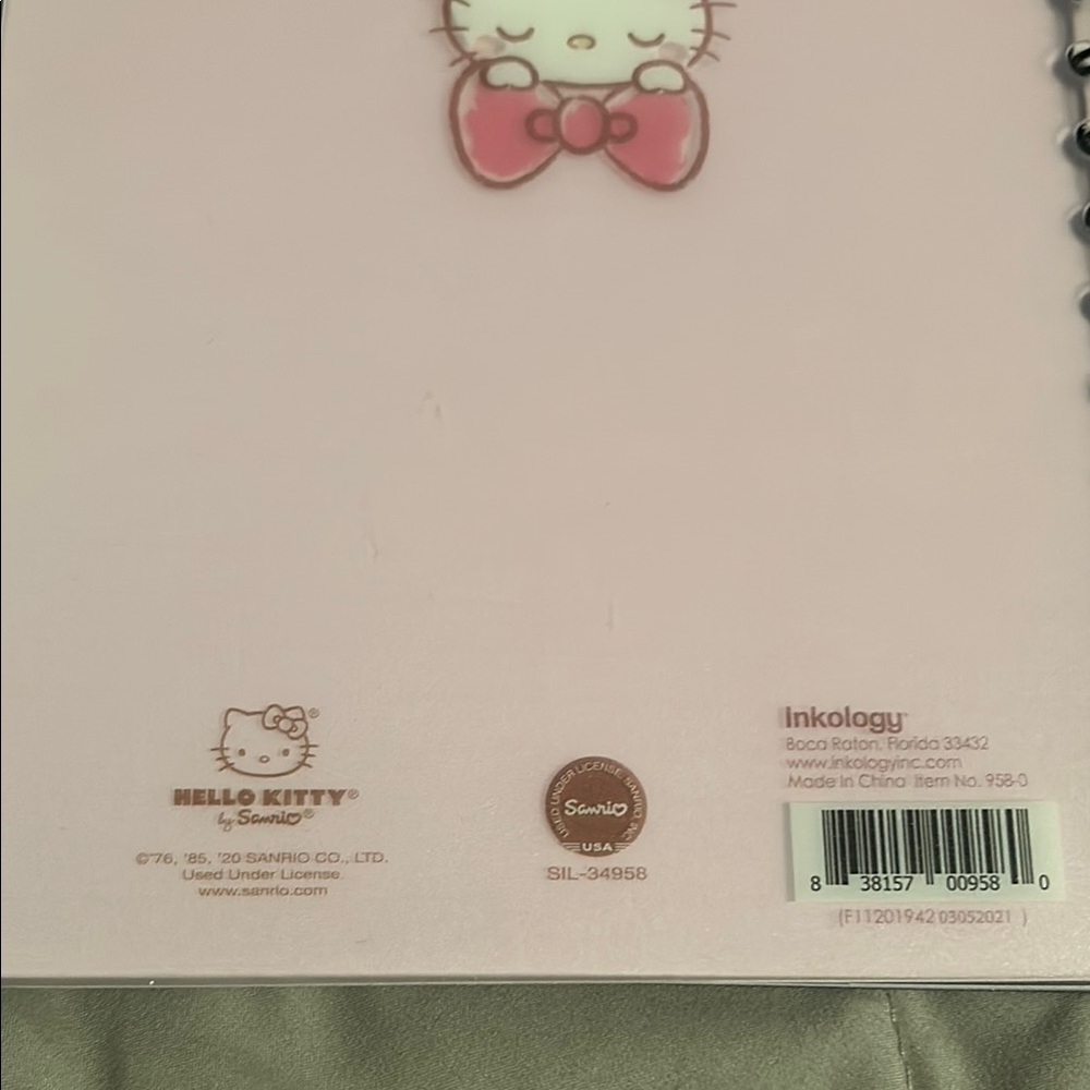 Pink Hello Kitty Spiral Notebook - Picture 2 of 9